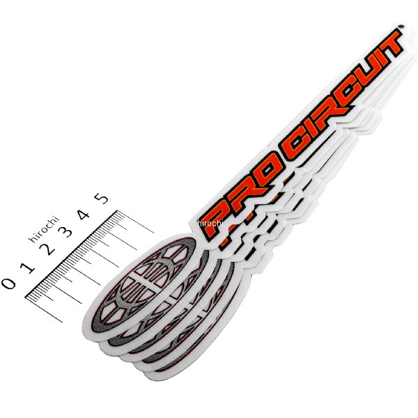 ロゴステッカー PRO CIRCUIT 210mm (5枚入り)