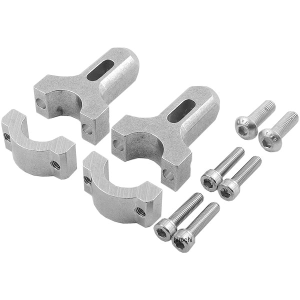 取り付け金具 ハンドガード 22mmバー シルバー