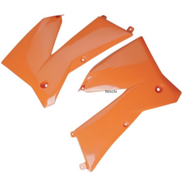 ラジエーターカバー 05年-07年 KTM オレンジ