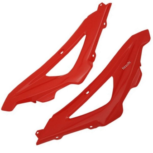 ラジエーターカバー アッパー 08年 ハスクバーナ TC、TE 赤