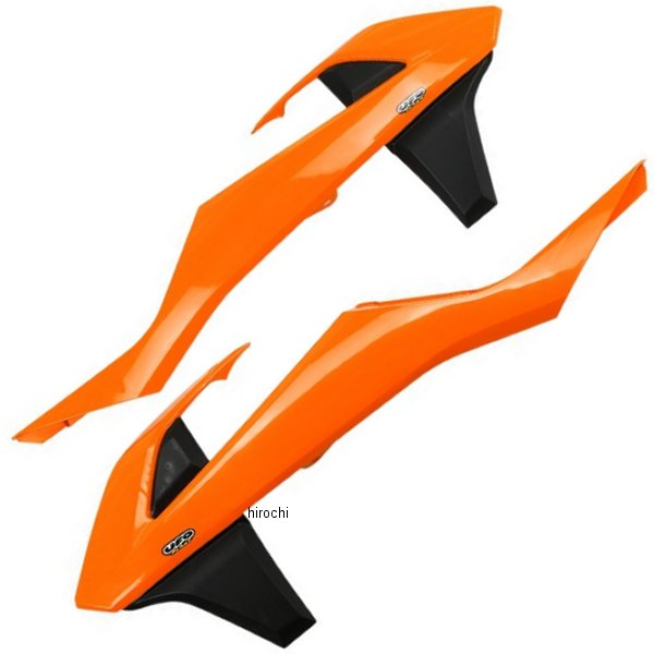 ラジエーターカバー 16年-18年 KTM SX オレンジ