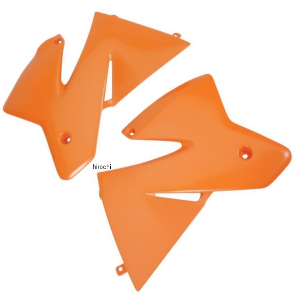 ラジエーターカバー 98年 KTM 300、250、125 オレンジ