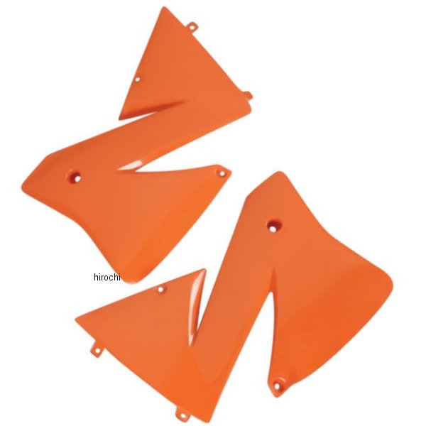 ラジエーターカバー 01年-02年 KTM EXC オレンジ