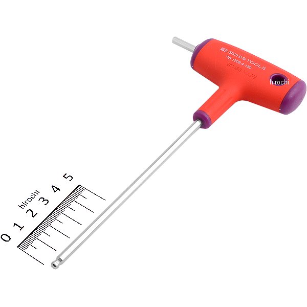 スイスツールズ  Swiss Tools クロスハンドルボール付6角棒レンチ(ロング)