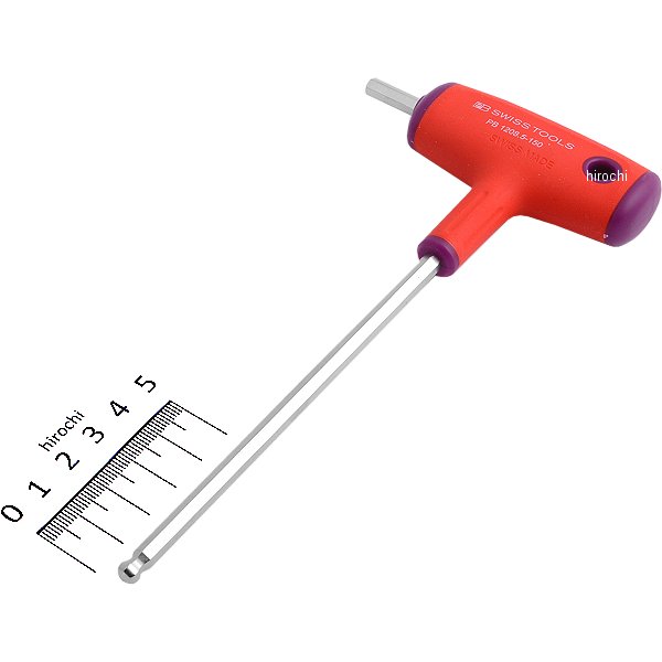 スイスツールズ  Swiss Tools クロスハンドルボール付6角棒レンチ(ロング)