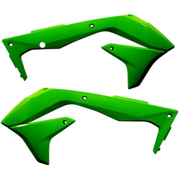 ラジエーターシュラウド 16年-18年 KX450F 緑