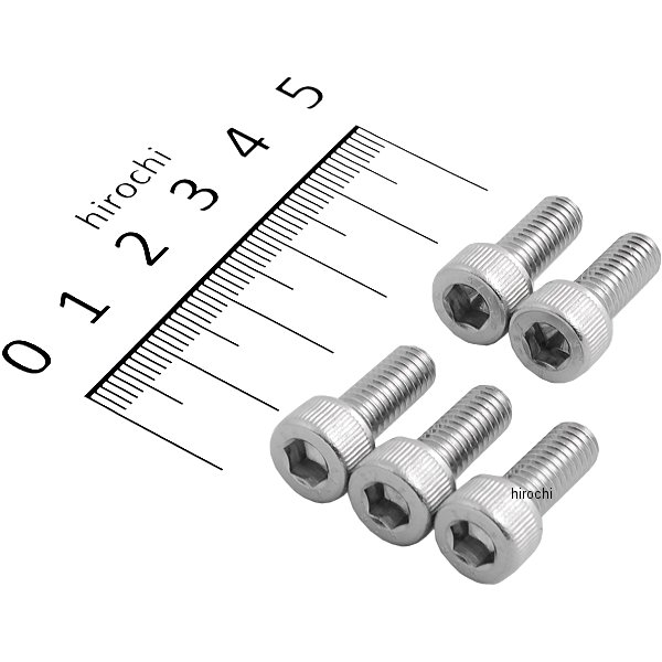 キャップボルトセット 汎用 M6x15mm ステンレス 5本入り