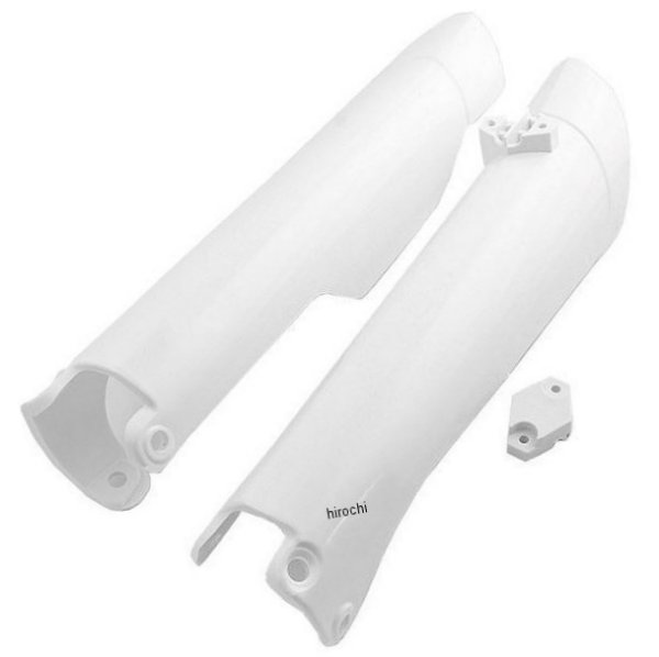 フォークガード 07年-14年 KTM、フサベル 白