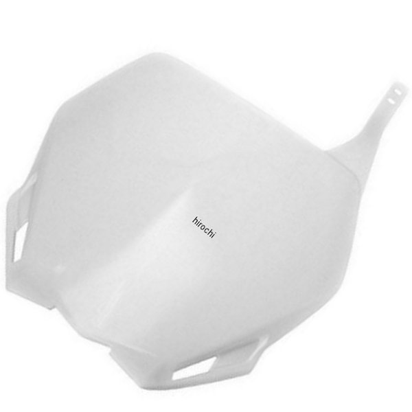 フロントナンバープレート 06年-09年 ヤマハ YZ125 白