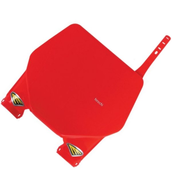 スタジアムナンバープレート 08年-09年 CRF250R、CR450R 赤