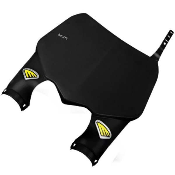 スタジアムナンバープレート 09年-12年 CRF250R、CR450R 黒