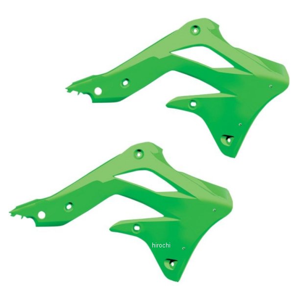 【セール特価】 ラジエーターシュラウド 13年-15年 KX250F 緑