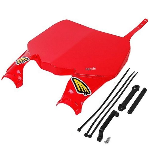 フロントナンバープレート 14年-17年 ホンダ CRF250R 赤