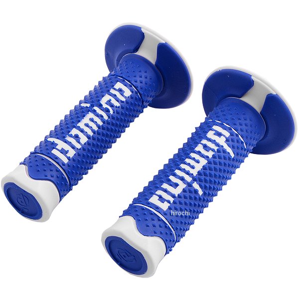 グリップ ダイヤモンド 青/白 左右