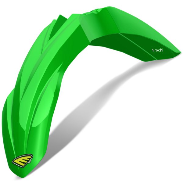 フロントフェンダー 16年以降 KXF450 蛍光緑