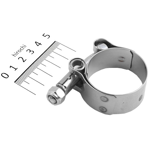 マフラー用クランプ ヘビーダーティ 1.5インチ-1.64インチ ステンレス 1個入り