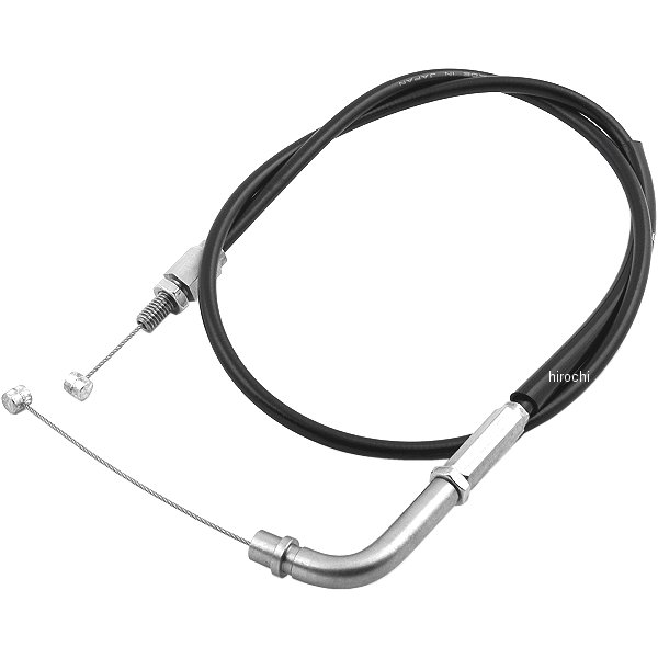 スロットルワイヤー ハイスロットルキットEVO専用 戻し側 06年-12年 YZF-R6 上出し・戻し側 ステンレス/黒