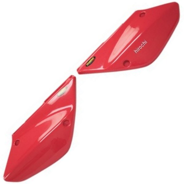 サイドパネル HND 01年-03年 XR100R、XR80R 赤