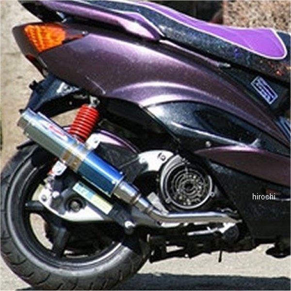 フルエキゾースト 80D-RAPTOR シグナスX SE12J ブルーチタン