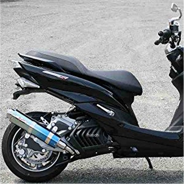 フルエキゾースト 80D-RAPTOR マジェスティS ブルーチタン