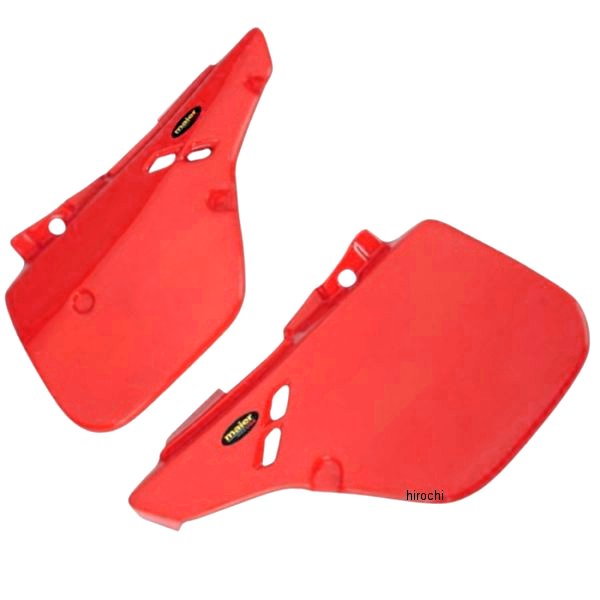 サイドパネル 87年-88年 CR125R、CR250R、CR500R 赤