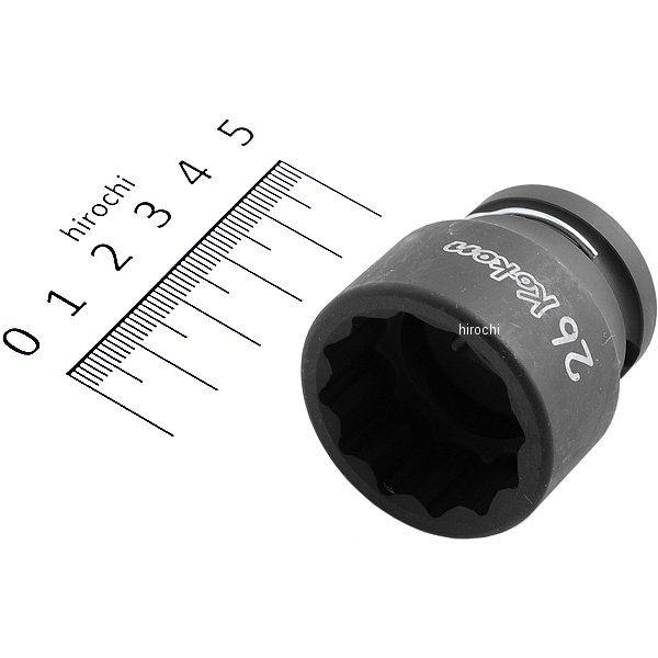 14405M-26  1/2インチsq インパクトソケット(12角) 26mm