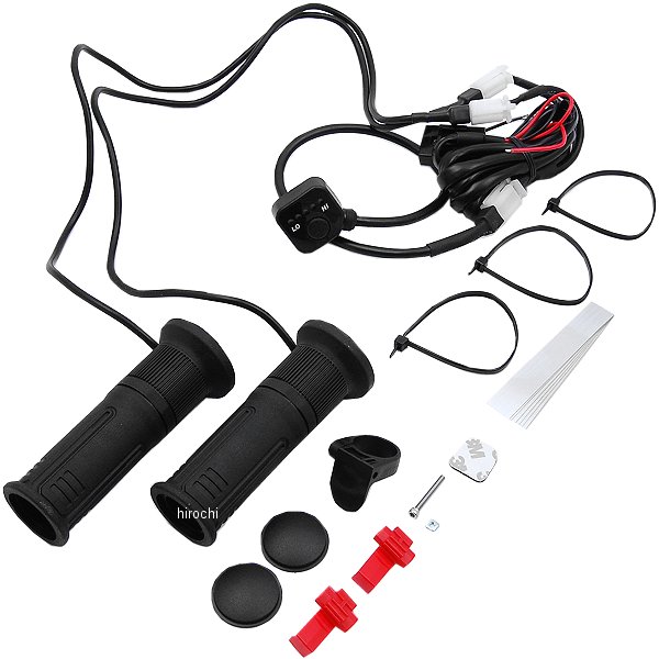 グリップヒーター GH08 プッシュ式スイッチ 標準 115mm