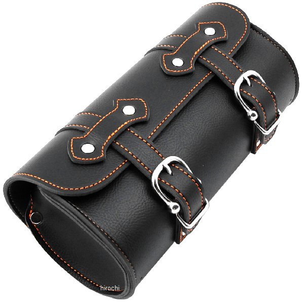 MFA-15  アメリカンツールバッグ・３ ブラック （オレンジステッチ）