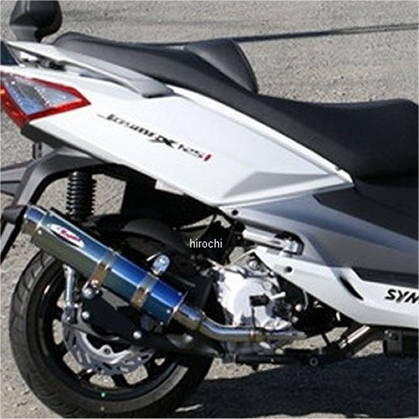 フルエキゾースト 80D-RAPTOR JOYMAX125I LN12W-1  ブルーチタン