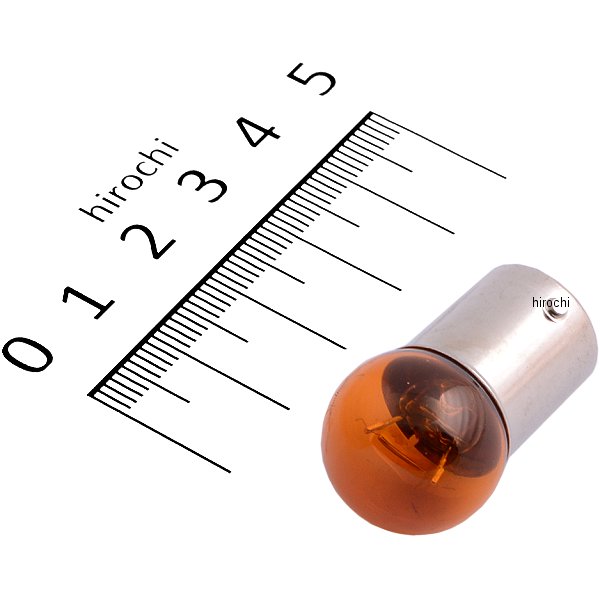 口金シングル球 12V15W ウインカー球 (オレンジ) (1個売り)