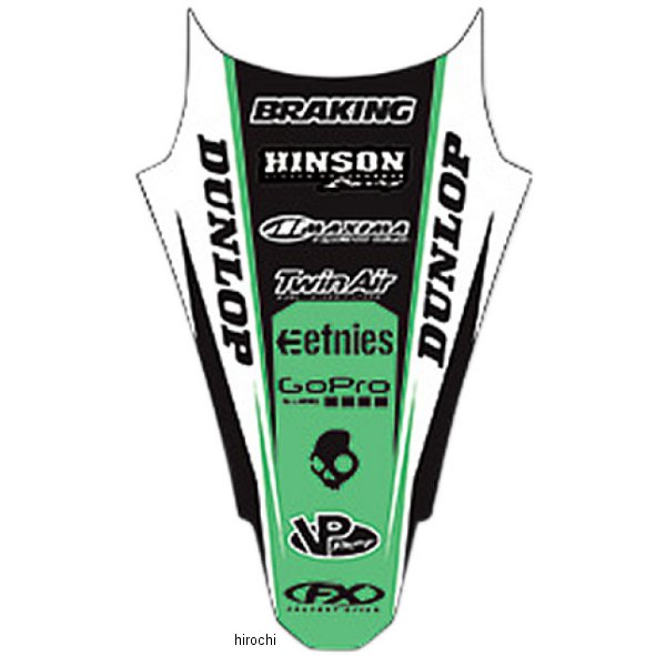 デカール リアフェンダー 14年-18年 KX100、KX85