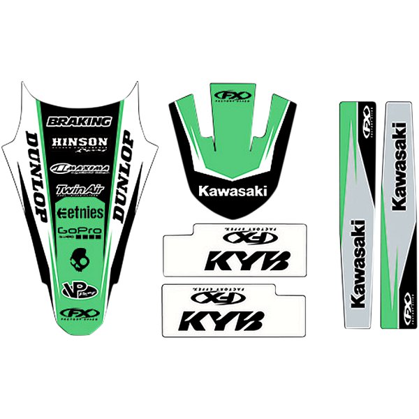 【セール特価】 デカール トリムキット 09年-12年 KX450F、KX250