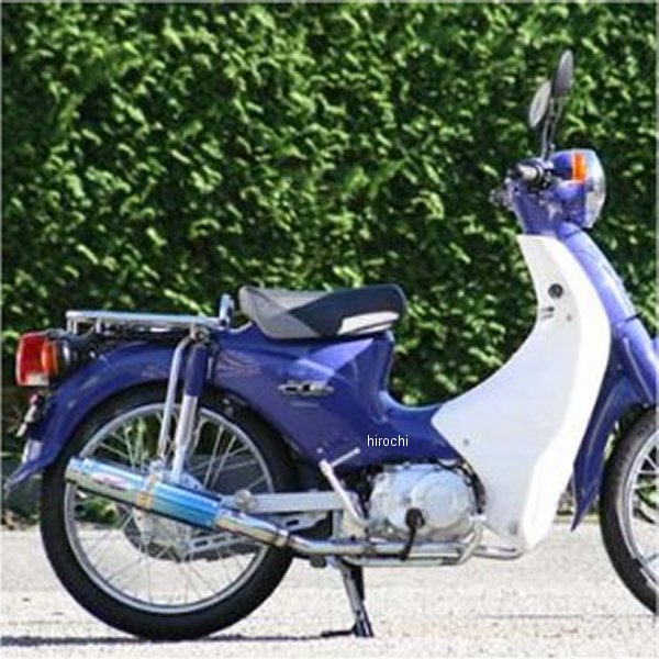 フルエキゾースト 80D-RAPTOR カブ110 EBJ-JA07 ブルーチタン