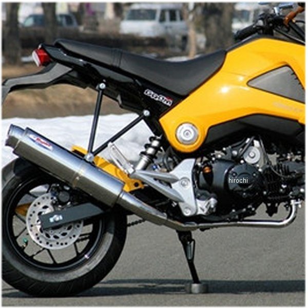 フルエキゾースト 80D-RAPTOR グロム チタン