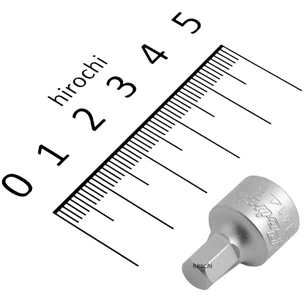 ブルーポイント 6mm スタッビー 6角ソケット (ヘキサゴン) 1/4インチ差込