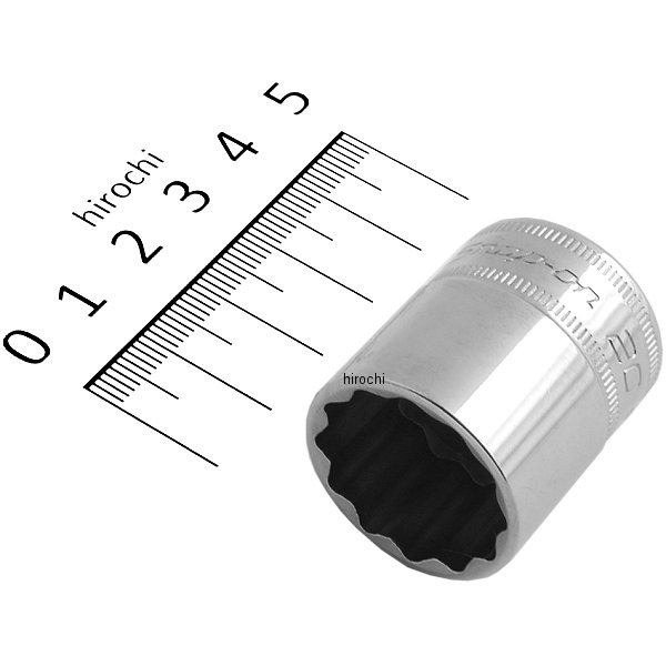 3/8インチ ソケット シャロー 12角 ミリサイズ 20mm