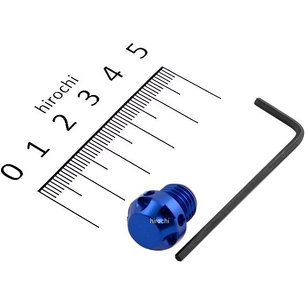 ミラーホールカバーキャップ NASAタイプ 1個入り 10mm正ネジ 青