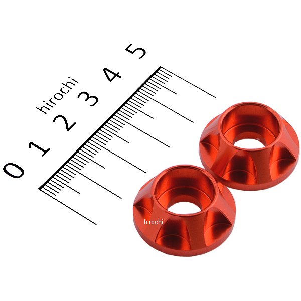 キャップホルダー NASAタイプ M8用 2個入り ディープオレンジ