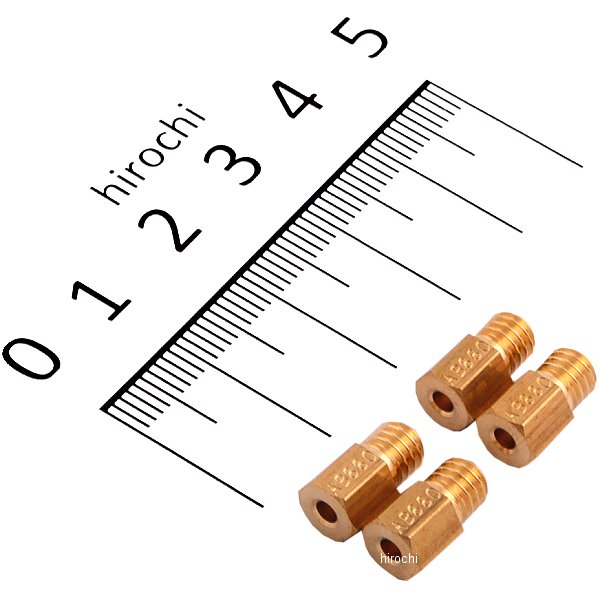 【セール特価】 メインジェット ミクニ VM、TM、TMX用 (4個入り) #660