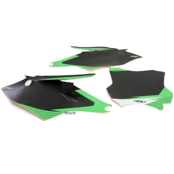 【セール特価】 ナンバー パッチプレート 16年-18年 KX450F 黒