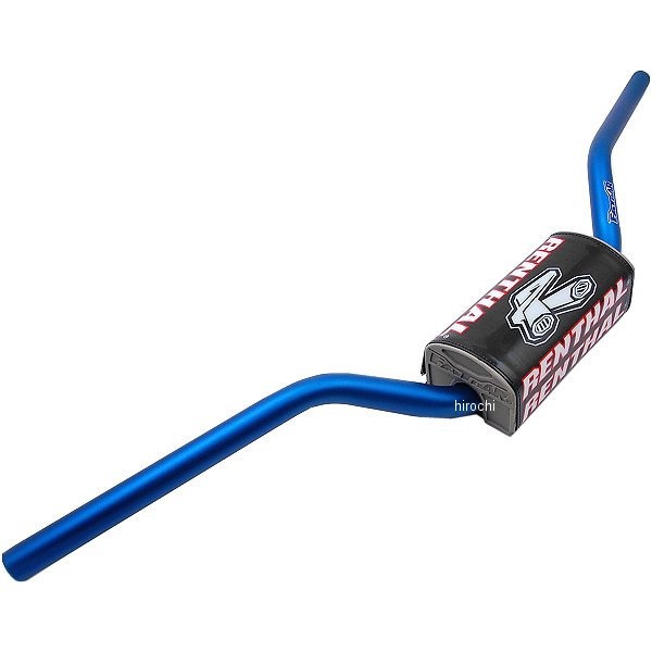 ハンドルバー 22mm ファット RC ハイ 青