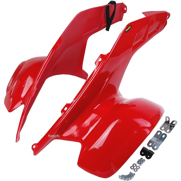 フロントフェンダー 86年-89年 ホンダ TRX250R 赤