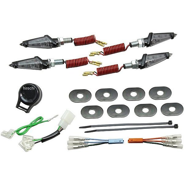 LEDダガーウインカーキット 16年 グロム 黒 スモークレンズ