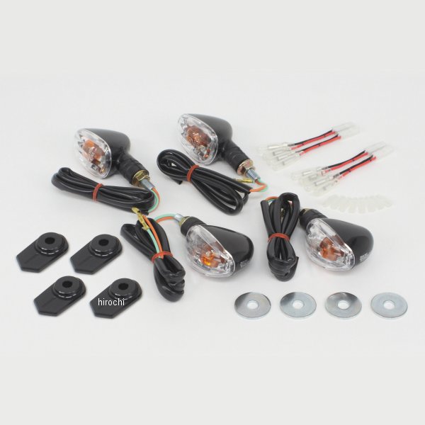 ウインカーキット ストリームライン Z125 PRO 黒 8mm