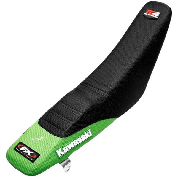 シートカバー グリッパー TC4 06年-08年 KX250F 緑 (バンプ無)