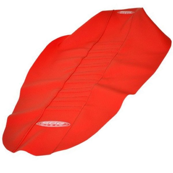 シートカバー グリッパー 13年以降 CRF450R、CRF250R 赤/赤