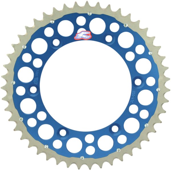 リア スプロケット ツインリング 52T/520 02年以降 CRF アルミ 青