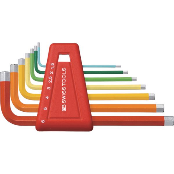 PB スイスツールズ 六角棒レンチセット(レインボー)