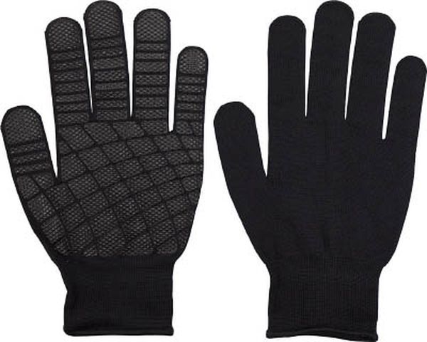すべり止め手袋 吸ちゃん 黒 L