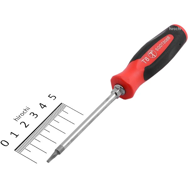 トルクス ミニ チップ ドライバー Ｔ8 赤